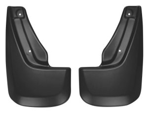 Dodge Durango Mud Guards - Rear - Husky Liners - Custom-Molded, FormFit Design, Paintable Matte Finish - Black - `11-`12 Dodge Durango Mud Guards - Rear - Husky Liners - Custom-Molded, FormFit Design, Paintable Matte Finish - Black - `11-`12